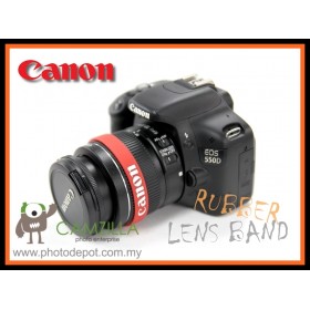 CANON Logo Silicone Rubber Lens Band , Flash Band , Wrist Band